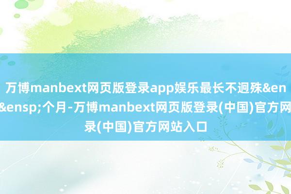万博manbext网页版登录app娱乐最长不迥殊&ensp;60&ensp;个月-万博manbext网页版登录(中国)官方网站入口